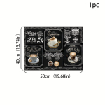 1 tk Kummist kuivatusmatt Retro kohvilauan&otilde;udega kohvikusse restorani k&ouml;&ouml;ki vaiplauan&otilde;ud Vastupidav diatomiga porilaud Lemmikloomamatt Kohvin&otilde;ud 40*50 CM