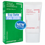 [INNISFREE] Tone Up No Sebum Sunscreen EX 60ml (SPF50+/PA++++) 1pc + Sample Gifts