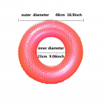 1tk paksendatud 4D p&auml;rlmutter ujumisr&otilde;ngas laste bassein Veespordiohutus T&auml;ispuhutavad ujuvr&otilde;ngad peom&auml;nguasjad