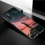 Moon Stars Space Astronaut telefoni&uuml;mbris Xiaomi Redmi Note 11 10 9 8 Pro 11T 5G 10T 10S 9S 9T 9i 9C 9A 8T pehme TPU must kate jaoks Redmi 8