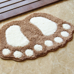 Uued libisemiskindlad vannitoamatid Paks vannimatt jalaj&auml;lg Vaibad WC-p&otilde;randa kaitsevaibad Libisemisvastane vannipadi 40*60 uksematt about 40x60cm sinine