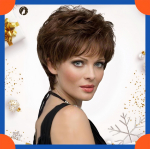 2025. aasta Euroopa moe l&uuml;hike parukas naistele HW905 pruun