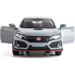 1/32 survevalusulamist Honda Civic automudeli m&auml;nguasi, tagasit&otilde;mmatav sulamauto koos tulede ja heliga, avatud uks kingitus lastele, vanuses 3&ndash;5 1/32-Size:15.5*7*4.8cm