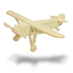 Puzzle en bois avion 3D avion nostalgique