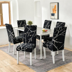 1/2/4/6 t&uuml;kki Tr&uuml;kitud toolikate Pestavad suured elastsed k&ouml;&ouml;gitoolikatted Stretch istmekatted s&ouml;&ouml;gitoa kodukaunistamiseks 4Pieces