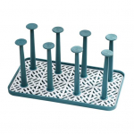 Tolmukindel topsikuivatusrest Multifunktsionaalne plastikust t&uuml;hjendusklaasist tassihoidja alus Kodukaunistamine S