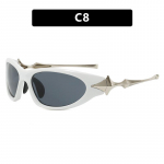 Naiste p&auml;ikeseprillid, metallist hinged, isikup&auml;rastatud hip-hop, moekas v&auml;lisp&auml;ikesevari, rannas&otilde;it ja ratsutamine, meeste prillid