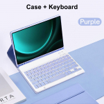 Samsung Galaxy Tab S9 FE 10,9-tolline eemaldatav Bluetooth-klaviatuuri&uuml;mbris Samsung Tab S9 FE 10,9-tollise SM-X510/X516B jaoks Spanish keyboard