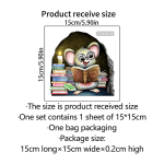 Multifilmi hiireaugu helendavad seinakleebised lastetubadele Magamistoa sisekujundus Kleebised Kodukaunistused Pimeduses helendavad hiirekleebised 15 x 15cm