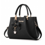 WTEMPO Kaubam&auml;rk T&auml;iustatud Tekstuuriga Naiste Crossbody Kott Moodne Mitmek&uuml;lgne K&auml;ekott &Uuml;hev&auml;rviline Lihtne Suure Mahutavusega T&ouml;&ouml;le K&auml;ekott must