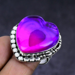 Bi-Color Tourmaline Gemstone 925 Sterling Silver gift Jewelry Ring Size 9 W5Y65