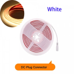 IP68 veekindel COB LED neoonriba valgusti 5m 10m 15m 20m 0,5m 24V 320LED painduv lint silikoon toru lambi vooder valgustus RA90 (DC Connector) L=9M valge