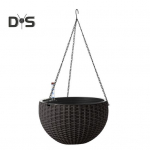 Isekastvad rippuvad istutusmasinad siseruumides, v&auml;litingimustes, paksendatud rippkorv-lillepott veetaseme indikaatoriga ripppott kaktuste &uuml;rtide jaoks L must