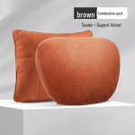 Maybach auto peatoe nimme toetav padi &ndash; kaela toetav padi headrest, up and down adjustment pruun