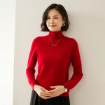Naiste ka&scaron;miirist kampsun Qinghe ka&scaron;miir 100% ka&scaron;miir s&uuml;gis-talvine ka&scaron;miirist pullover pehme ja soe L valge