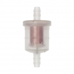 6,5 mm 1/4-tolline universaalne v&auml;ikese mootori k&uuml;tusefilter mootorratta / autot&otilde;ukeratta ATV / muruniiduki jaoks, plastikust bensiinis&otilde;el punane