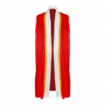 Naised Halloweeni mantel King Queen Cosplay pitsiga p&otilde;randa pikkus Sobiv v&auml;rv pitskaunistus Performance Festivalid neem S punane