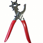 P&ouml;&ouml;rdtangide komplekt 1 ovaalne auk + 2 lamedat auku + 3 &uuml;mmargust auku jalutusrihmade, rakmete, rihmade, koerakaelarihmade, sadulate, kingade, kangaste ja muu jaoks punane