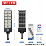 V&auml;lis-LED p&auml;ikesevalgusti Super ere t&auml;navavalgusti veekindel prožektori kaugjuhtimispult p&auml;ikesevalgusti liikumisanduriga aiavalgusti A-900000LM