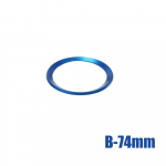 1 tk Auto auto eesmise tagumise logoga &uuml;mbritsev r&otilde;ngas 82 mm ja 74 mm punane/sinine matt kroomitud embleemiga kapuuts BMW paigalduskaunistuseks
