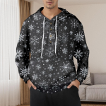 Kapuutsiga sporditreeningkost&uuml;&uuml;m Unisex jooksuriided pikkade varrukatega pullover Pusad Pusa XXXL must