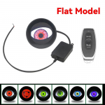 D&uuml;naamilised Devil Eye objektiivi tuled 12 V autodele, deemonsilm, punasilmne retrofits komplektid esitulede modifitseeritud Eagle Eye Light autode tarvik flat type 1