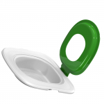 Kassipott koduseks kasutamiseks Lemmiklooma potitreening Kassi treenimisk&auml;imla libisemisvastane potipott WC-pott potitool lemmikloomale roheline