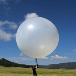 Giant Balloon Huge 200G 8 ft Professional Weather for Meteorological Investigation valge