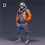 Halloweeni lahedad luukere kujukesed, 2024. aasta uus minikujuke pealuuvaigust, Halloweeni kodukontori skelett Laua nukuvaigust k&auml;sit&ouml;&ouml;