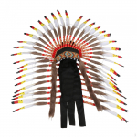 American Chief India Hat Photo Rekvisiidid Peadress Performance Show lengthen style