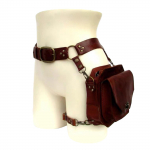 Keskaegne v&ouml;&ouml;rihma tilkjalakott Steampunk v&ouml;&ouml;kott reiekott Nahast Fanny Bag Mootorratta v&ouml;&ouml;rihma allalaskekott