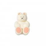 Silikoonist iminapp hoiukonks 3D hambaharjahoidja Creative Cartoon Bear hambaharja hoidik Avaleht valge