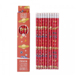 Kirjatarbed Kirjutuspliiatsid HB Standardpliiatsid Ruumiteemalised pliiatsid kustutuskummiga Multifilmi pliiatsikomplekt punane