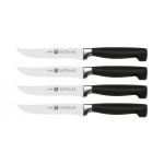 Coffret couteaux &agrave; praad Zwilling gamme Four Star lame lisse forg&eacute;e 1 12 Noir