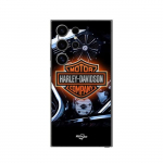 Coque - Harley Davidson - Samsung Galaxy S24 Ultra - Souple - Noir - Logo