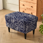 Lilled tugitoolide katted Elastne spandex diivanikate elutuppa Ottomani kate Kontoridiivani kate koos istmepadja katetega