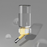 Rippuv hamstri veedosaator helmepea lekkekindel hamstrite veepudel, automaatne 80/120 ml k&uuml;&uuml;liku automaatne joogipudel 80ML valge