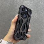 Loominguline tule&otilde;&otilde;nes telefoni&uuml;mbris iPhone 16 15 14 13 12 11 Pro Max Plus jaoks. Lahe luksuslik hingav kaamerakaitsega pehme tagakaas. iPhone 15 Pro Max