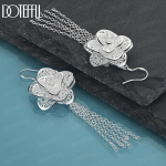 925 Sterling h&otilde;be Romantiline lille augustamine K&otilde;rvar&otilde;ngad Mood Pulmaehted 8.50*2.70cm