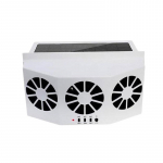 Auto p&auml;ikeseenergia tsirkulatsiooni v&auml;ljat&otilde;mbeventilaator P&auml;ikeseenergial t&ouml;&ouml;tav autoventilaator eemaldab auto seest omap&auml;rase l&otilde;hna must