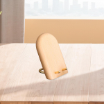 Puidust telefonihoidik, lauaalus, libisemiskindel mobiiltelefoni kronstein Beech