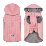 Talvised koerariided Paks fliis soojad koerariided koera talvejakk helkur Reguleeritav k&otilde;ht tepitud koeramantel Eemaldatav kapuuts L