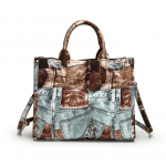 Moodne suure mahutavusega PU-t&otilde;mblukuga naiste k&auml;ekott Kvaliteetne lapiline kaenlaaluse &otilde;lakott Pehme mitmek&uuml;lgne Crossbody kott