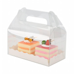 12 tk l&auml;bipaistvad k&auml;eshoitavad pakkekarbid Mousse-koogi k&uuml;psetus-kondiitrikarp Odavaim esemete pakendikarp Pulmakaunistuste kinkekarp 12pcs