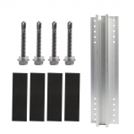 Alumiiniumisulamist mini l&uuml;hikese siiniga katusekinnitus p&auml;ikesepaneeli kinnitusklamber fotogalvaanilise tugi p&auml;ikeses&uuml;steemi tarvikud 400MM