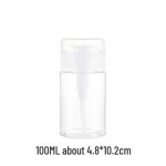 Kaasaskantav Push-To-Fill kosmeetikapudelikomplekt meigieemaldaja ja kreemi jaoks 100ml