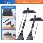 Auto lumelabidas ja p&uuml;hkimismasin &ndash; talvine j&auml;&auml;- ja pakaseeemaldushari EVA telescopic, detachable