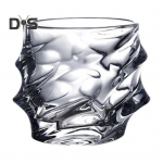 1/2/4 tk Klaasist viskiklaasid Rasked paksu p&otilde;hjaga kang Bourbon klaasid Kunstkristallviski Keeratud klaasist trumlid pokkeri&otilde;htu joogin&otilde;ud 1pc