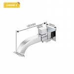 Vannitoa seinale kinnitatav ruudukujuline kraanikauss, harjatud kuld, &uuml;hekordne k&uuml;lm messing, r&otilde;du kraanikauss, basseinisegisti must kroomhall