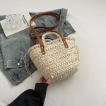 Suvine rannakott k&auml;sit&ouml;&ouml;na valminud boheemlaslik &otilde;lgest disainer &otilde;lakott